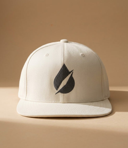 DripCap Classic Snapback Krem - ön, Damla logo