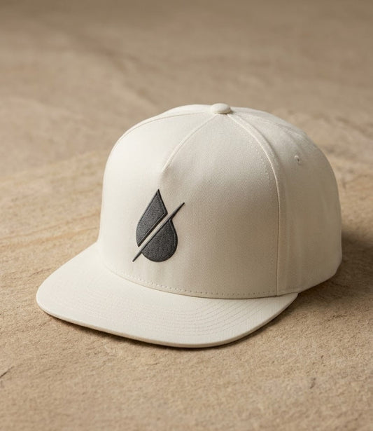 DripCap Classic Snapback Krem - yan açı